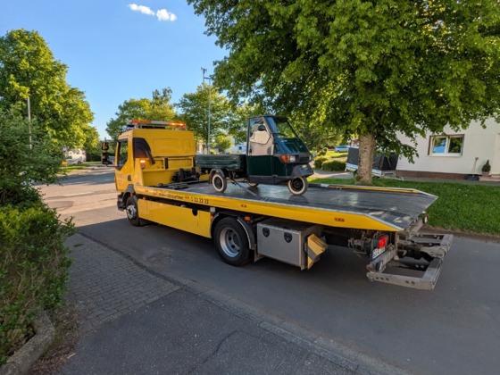 Ein ungewohntes Größenverhältnis